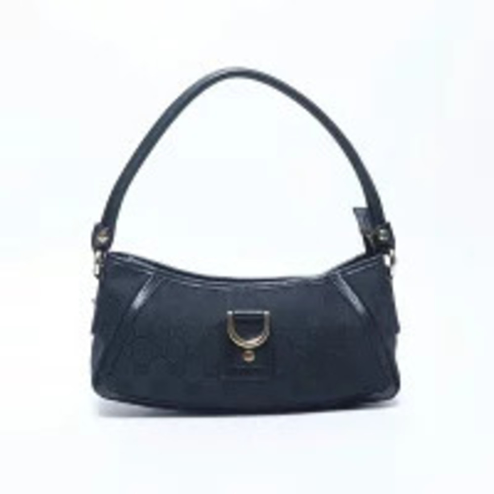 Gucci Canvas Black Bag Shoulder GG